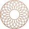 Ekena Millwork Cannes Wood Fretwork Pierced Ceiling Medallion, Cherry, 28"OD x 9 5/8"ID x 3/8"T CMWP28X28X0375CNCH - alternate 1